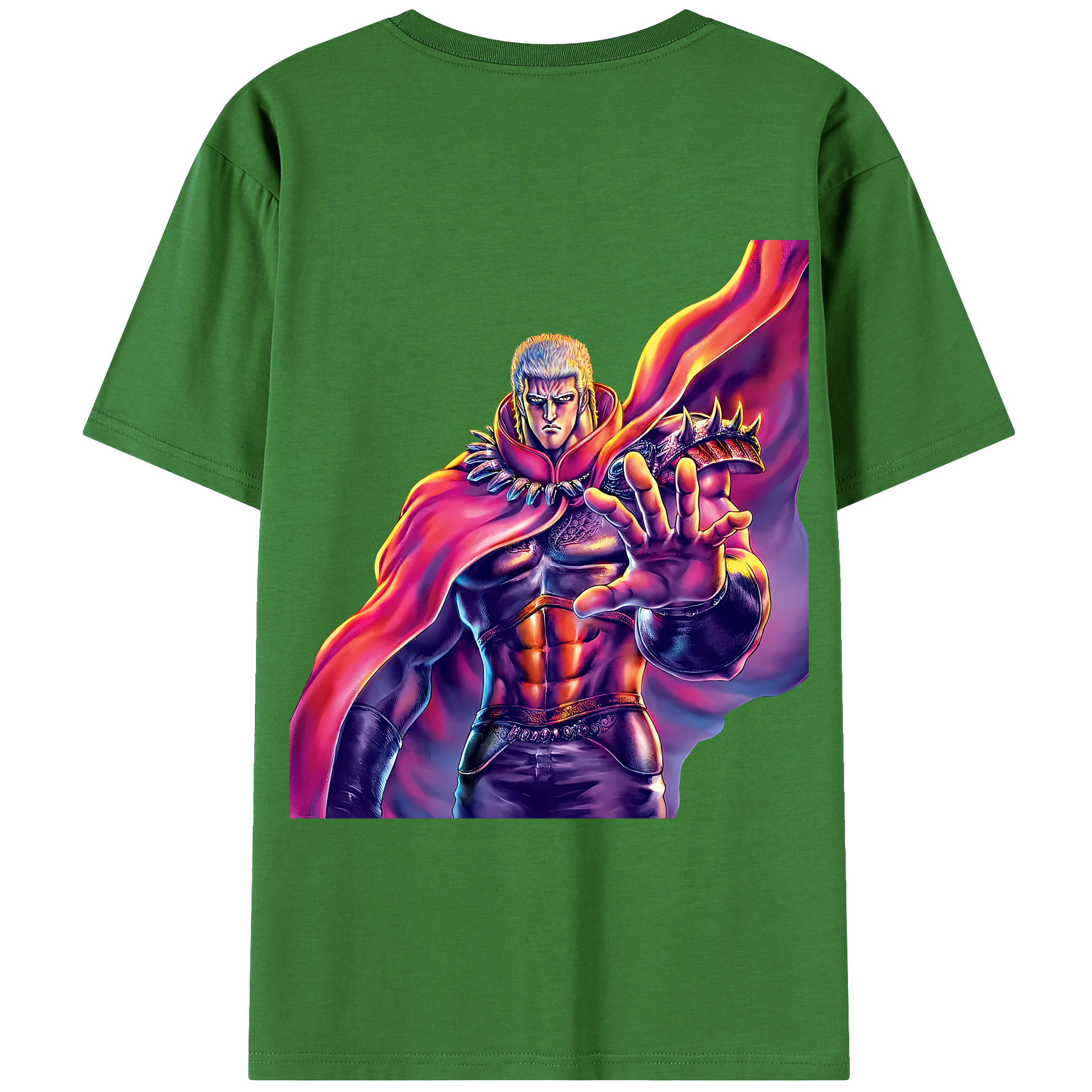 （画像用） 北斗の拳 Fist of the North Star レディース半袖Tシャツ(バックプリント)